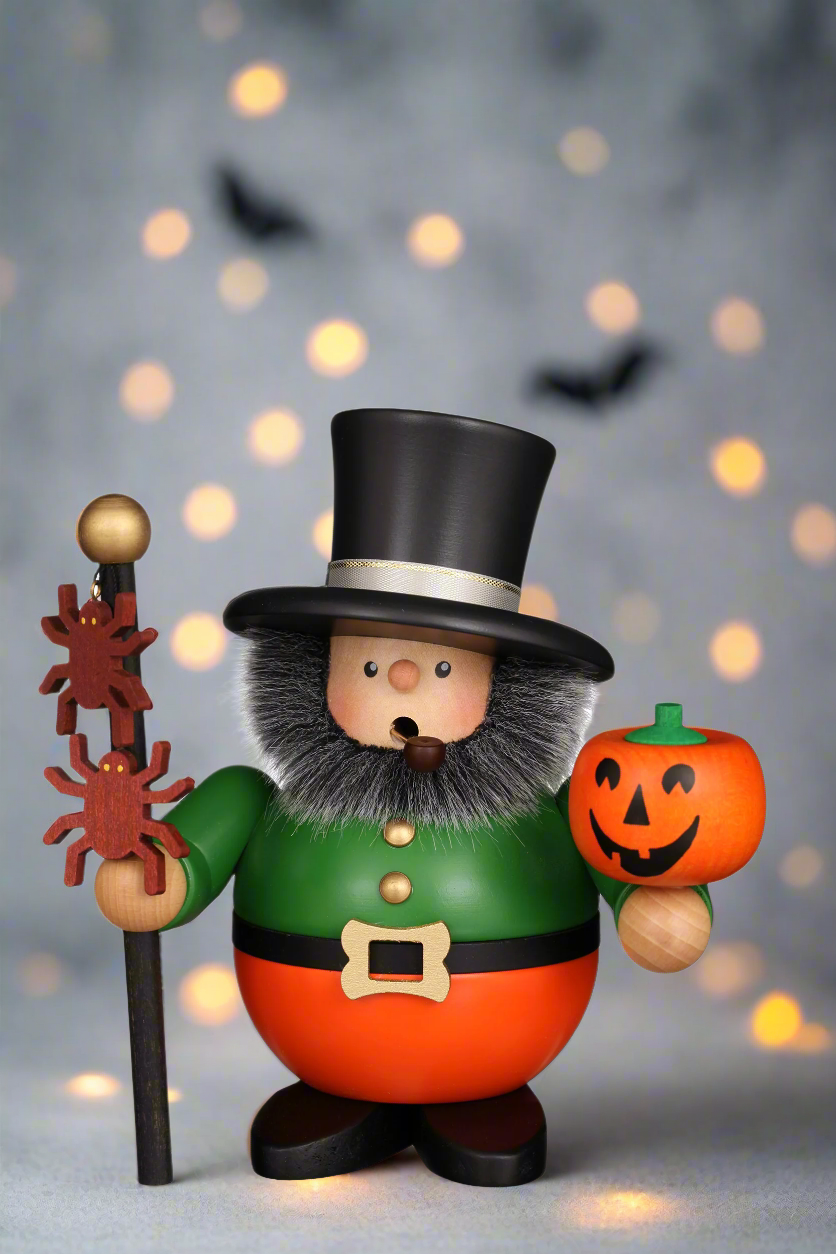 Halloween Incense Burner - Pumpkin Gnome