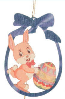 Easter Cut-Outs - Bunny with Egg