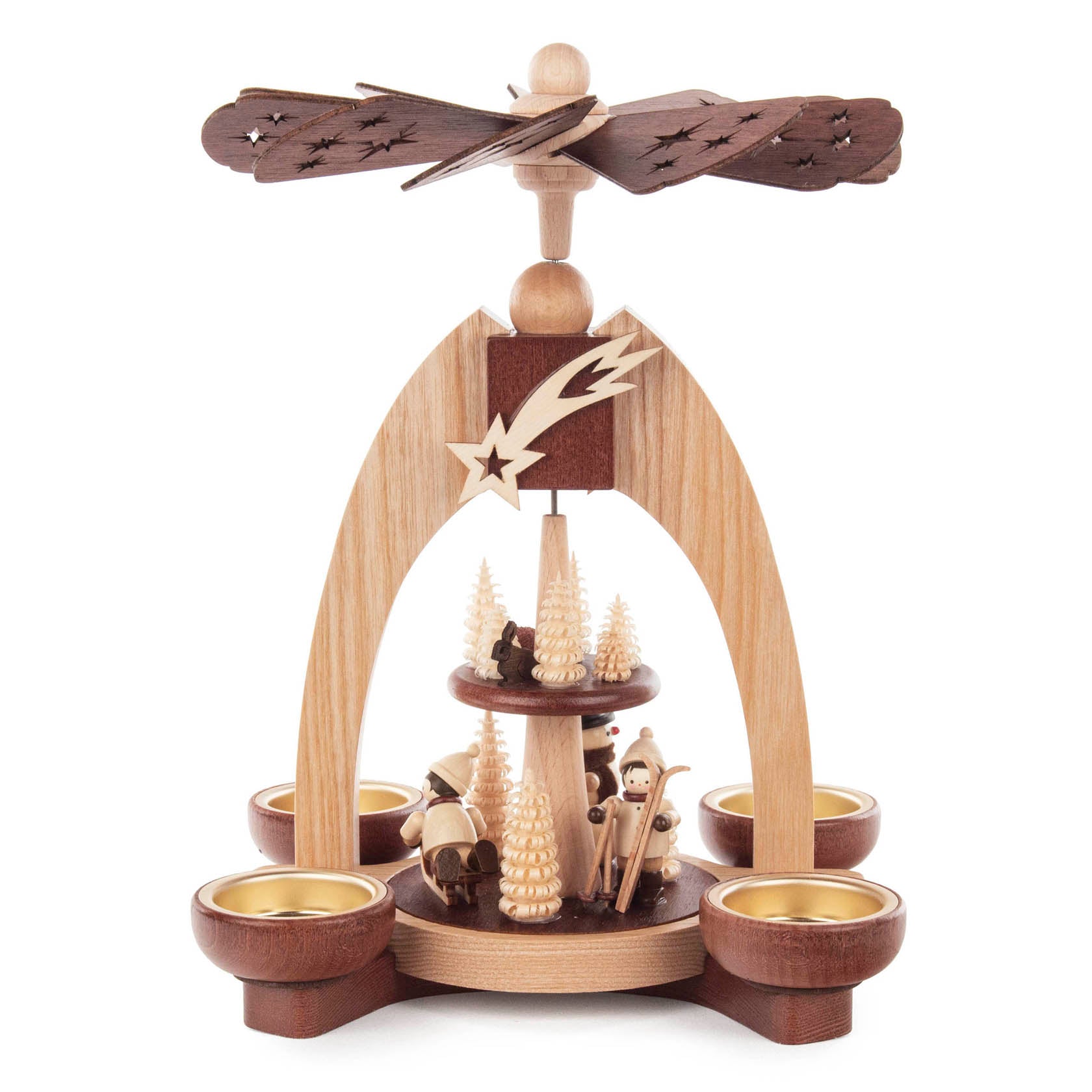 2 Tier Pyramid - Winter Children