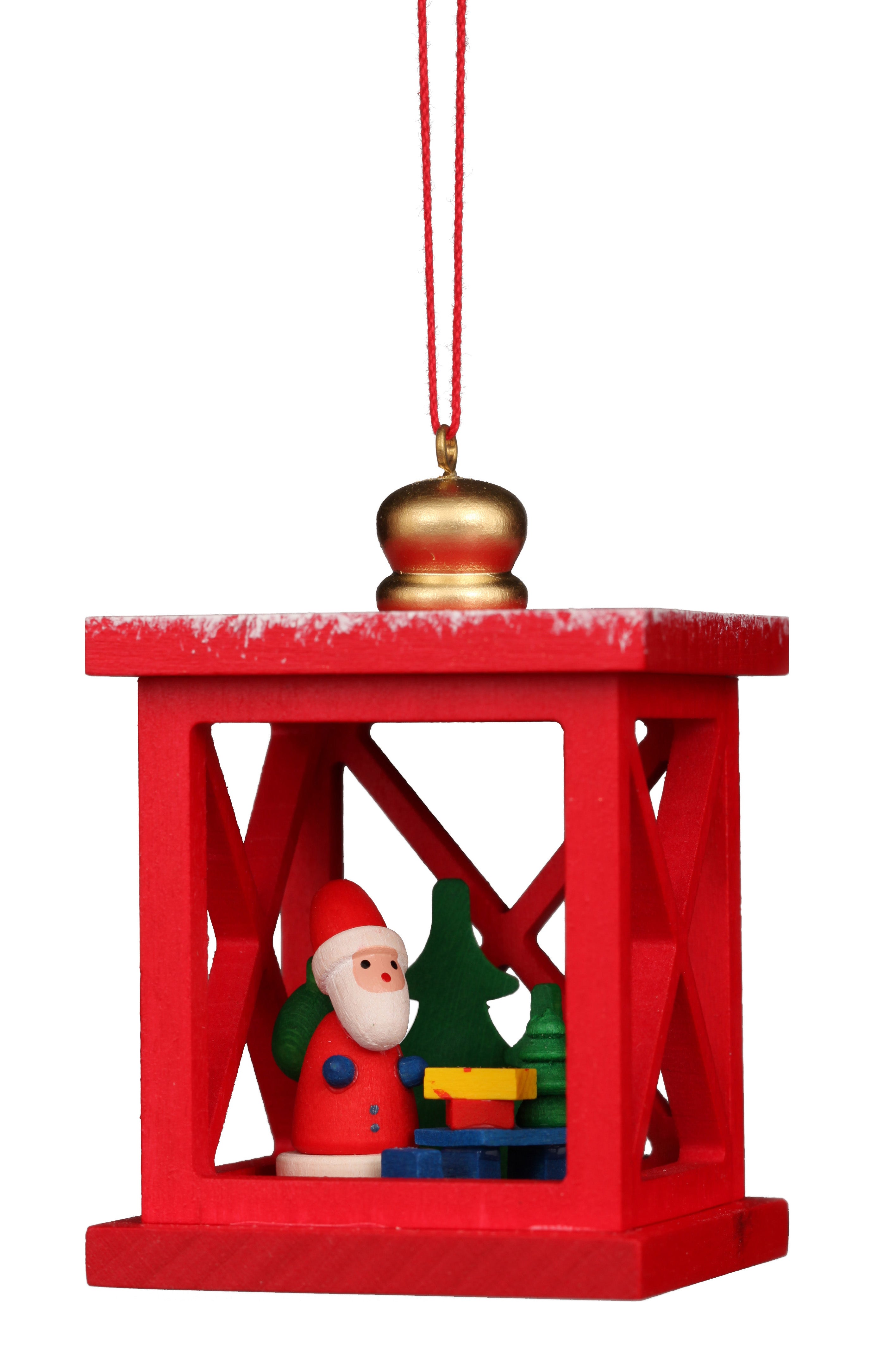 Santa in Lantern - Christmas Tree Ornament