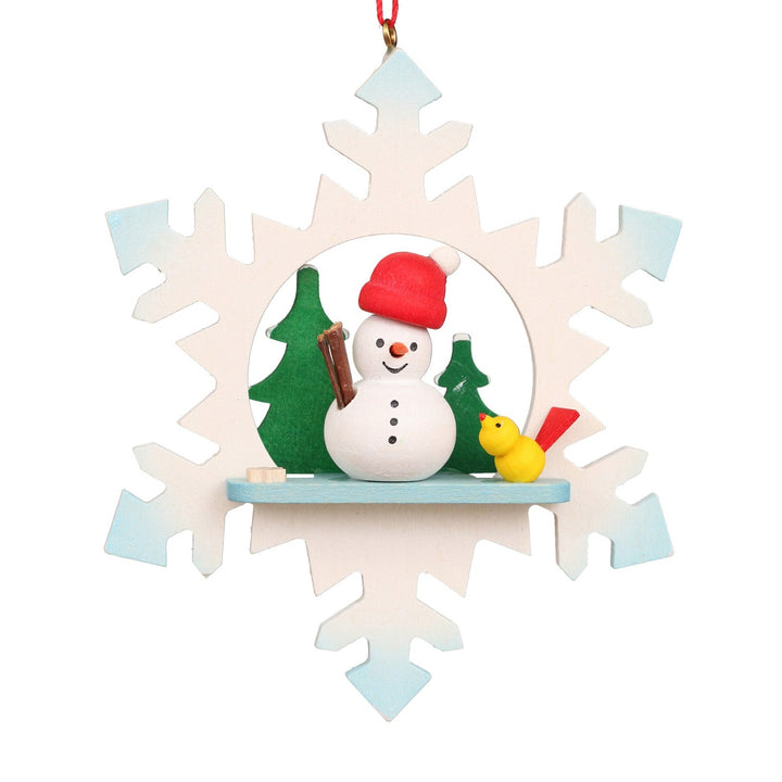 Snowflake - Snowman Forest - Christmas Tree Decoration