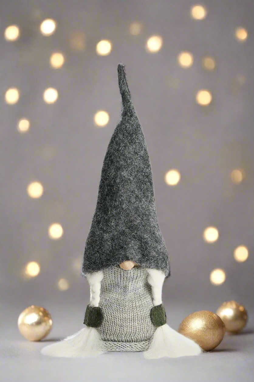 Tomte Gnome - Alice With Grey Cap – The German Christmas Shop USA