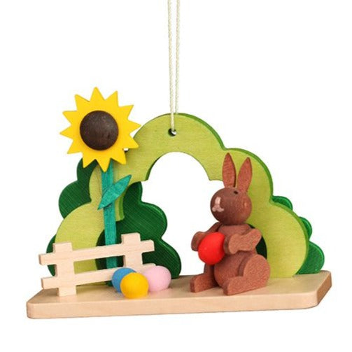Springtime Garden with Easter Bunny - Easter Tree Decoration