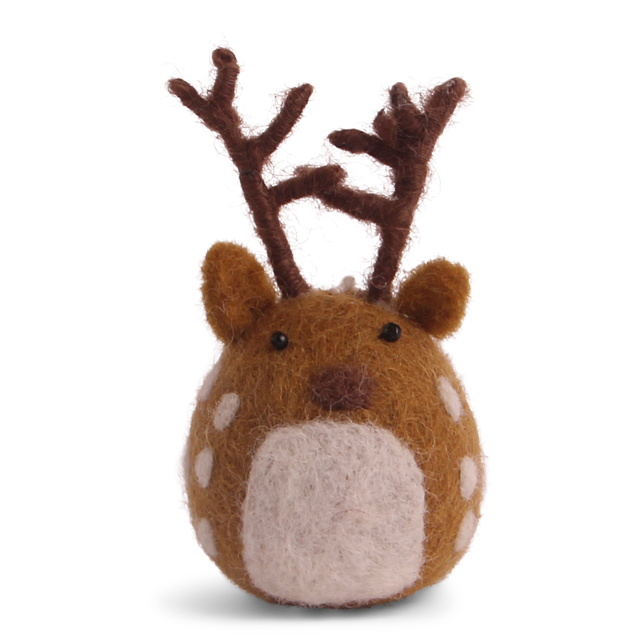 Felt Christmas Tree Decoration - Brown Deer