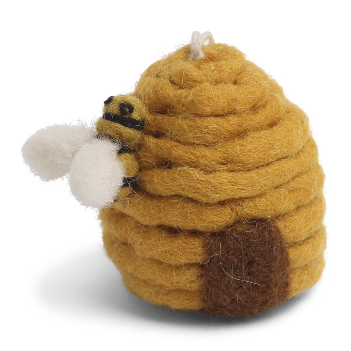 Felt Christmas Tree Decoration - Honey Beehive