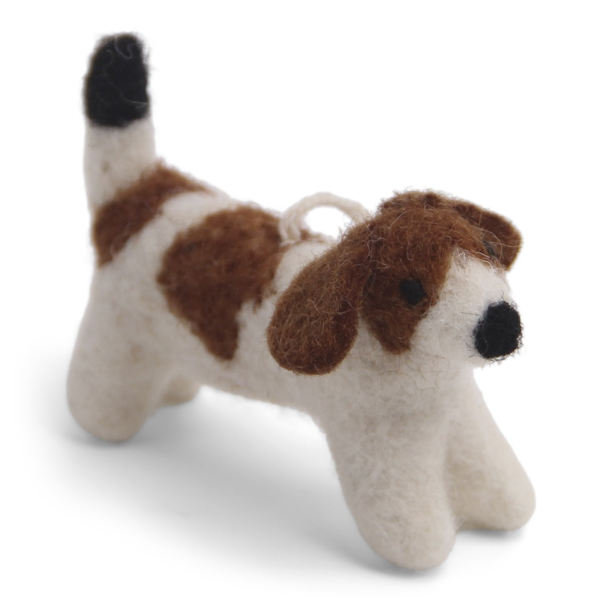 Felt Christmas Tree Decoration - Dog (Jack Russell)