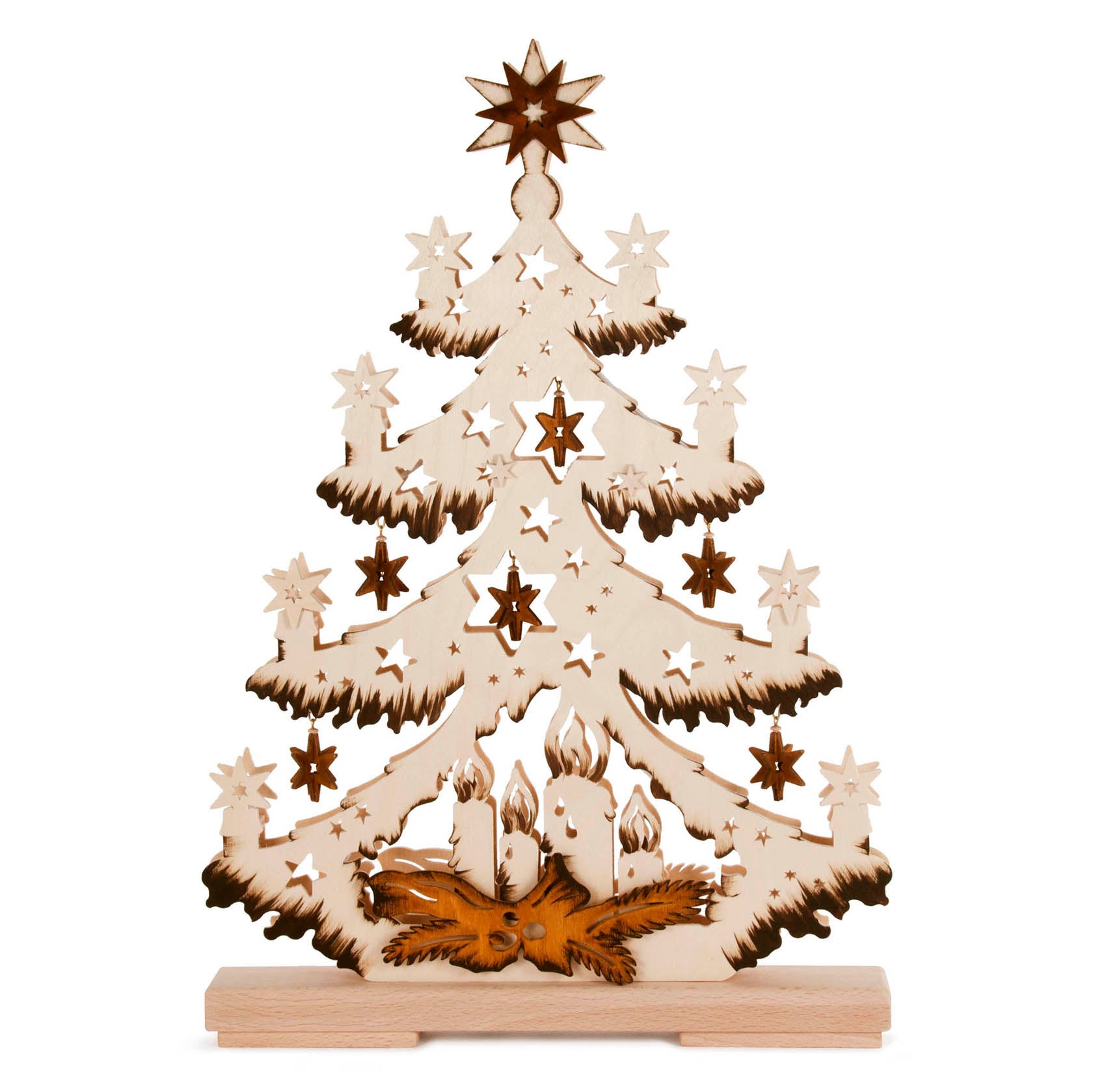 Lighted Arch (Schwibbogen) - Classic - Glowing Christmas Tree