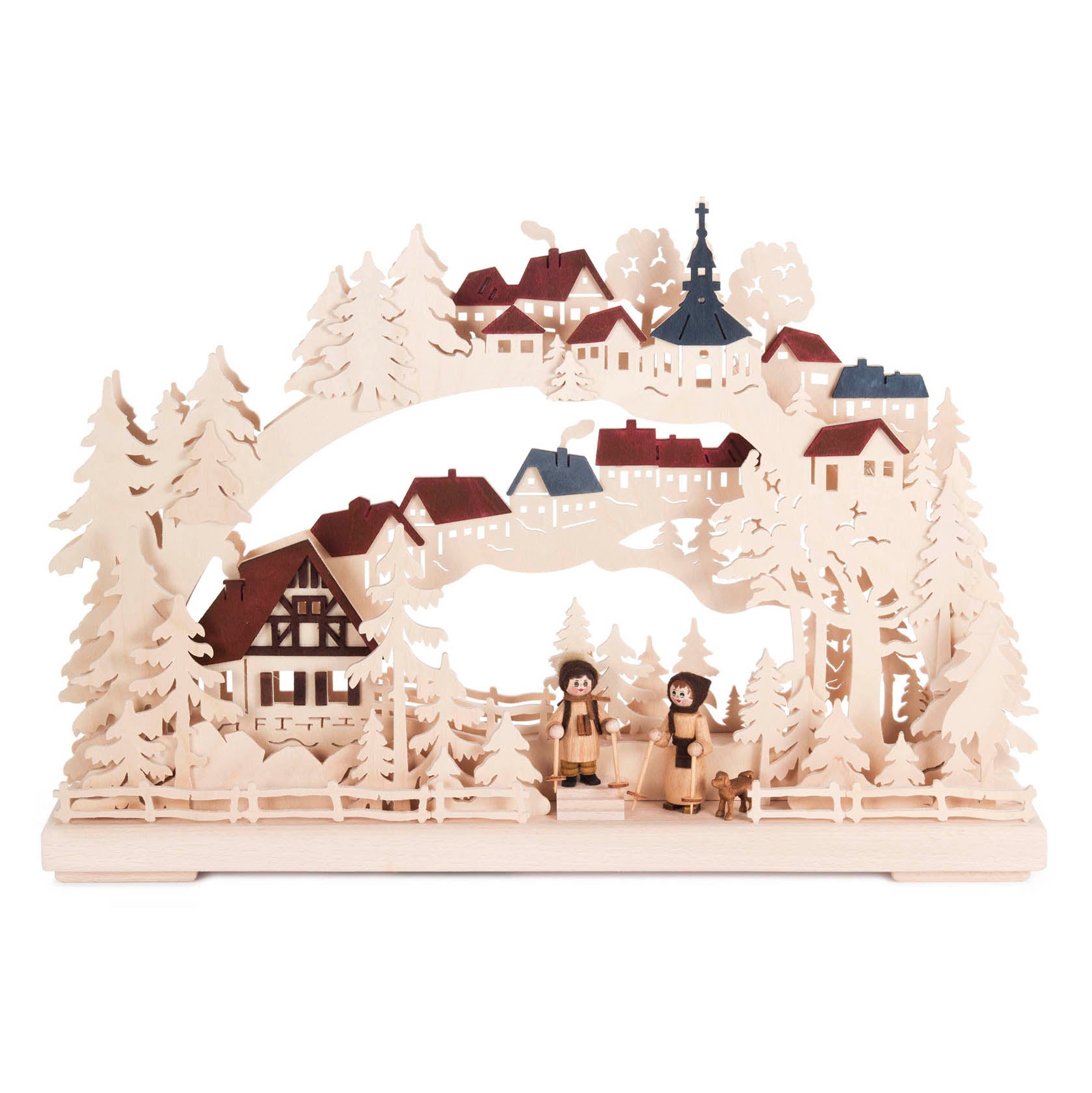 Lighted Arch (Schwibbogen) - Classic - Winter Wonderland