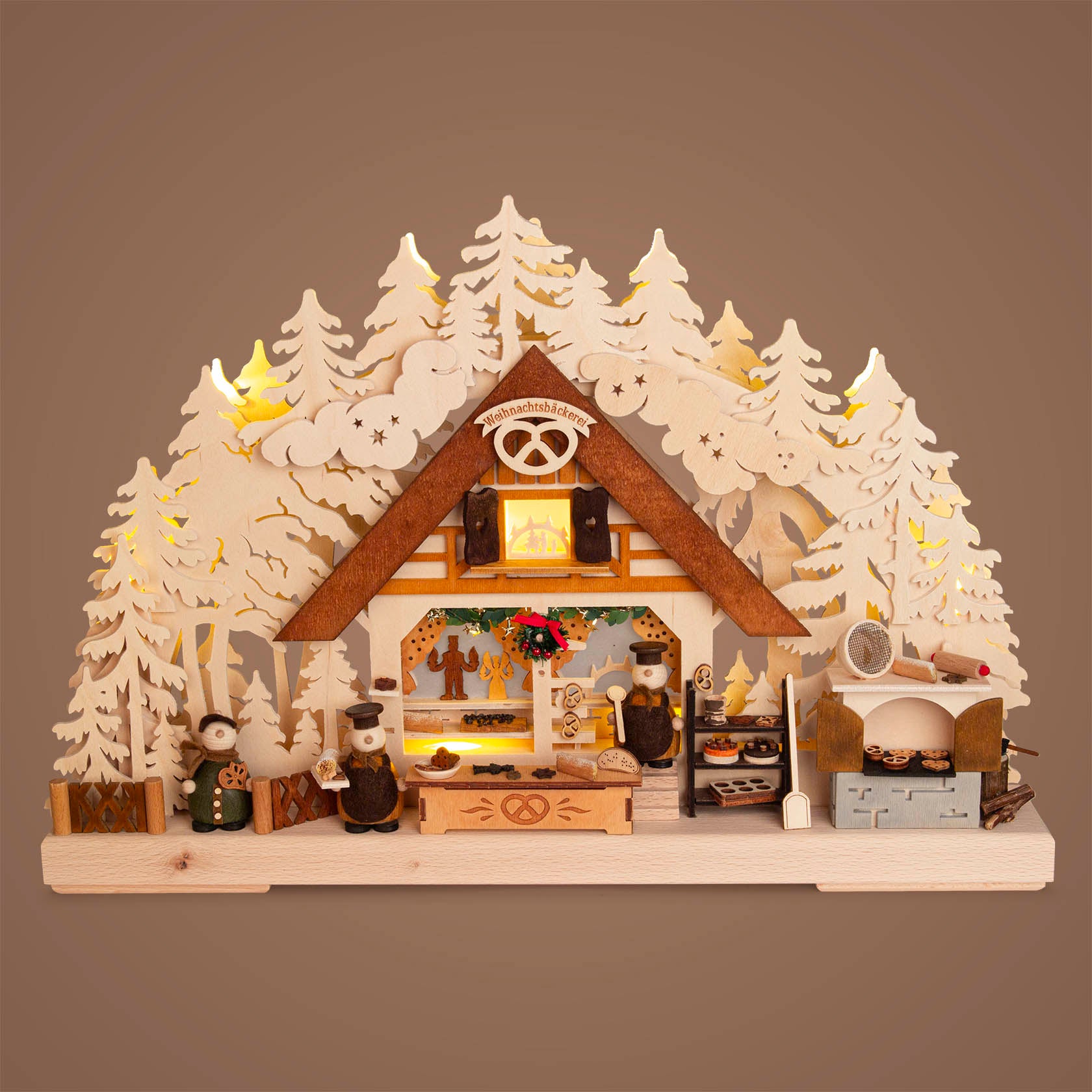 Lighted Arch (Schwibbogen) - Premium - Christmas Bakery