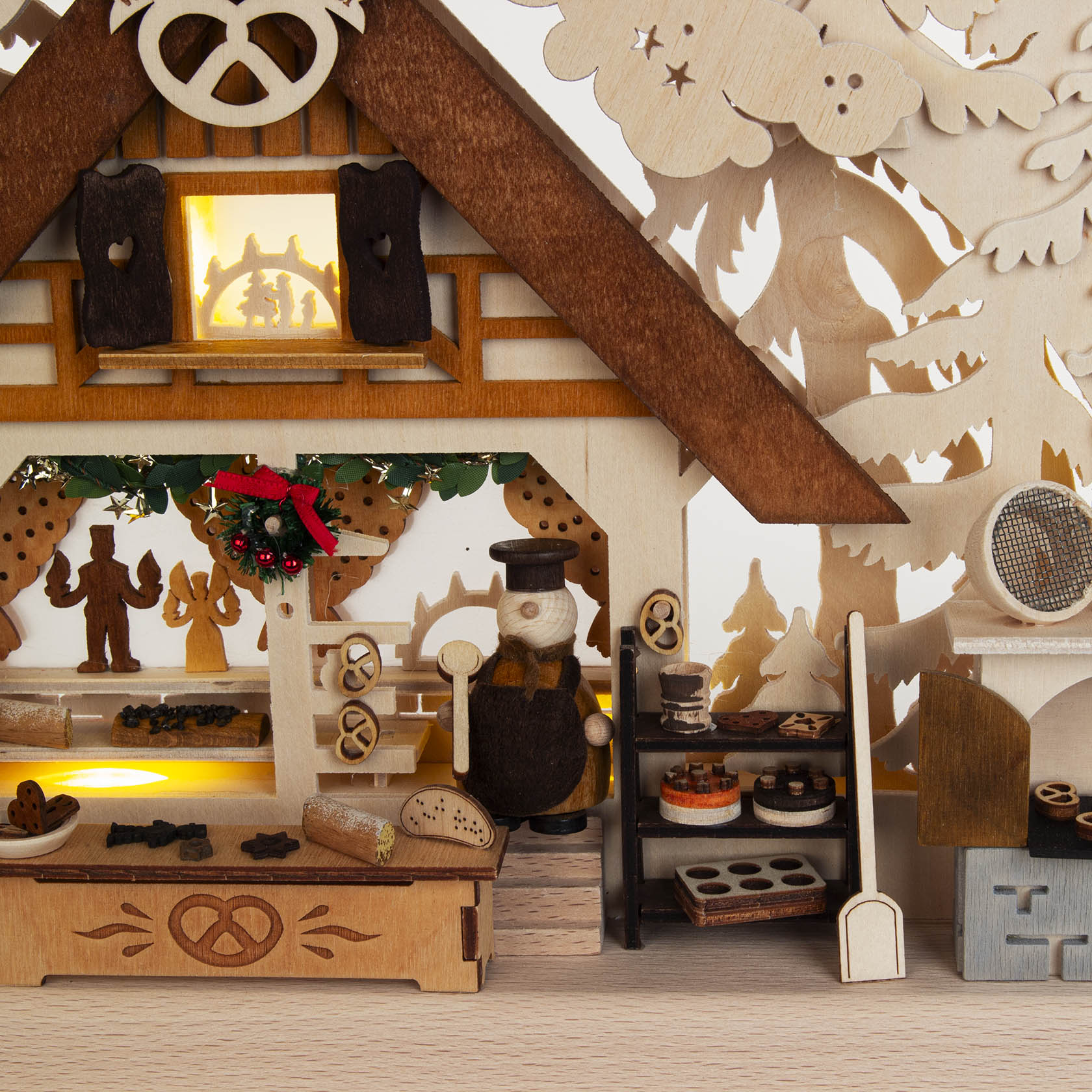 Lighted Arch (Schwibbogen) - Premium - Christmas Bakery