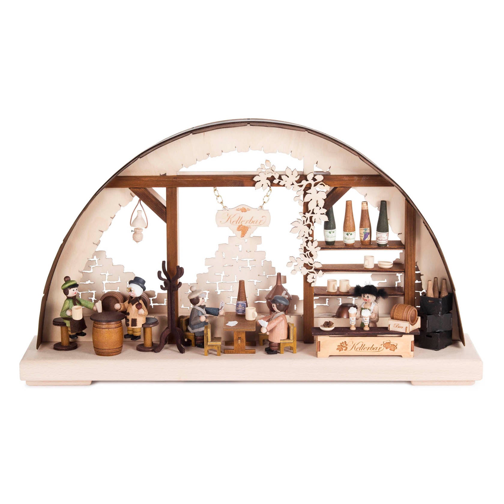 Lighted Arch (Schwibbogen) - Premium - Cozy Wine Bar
