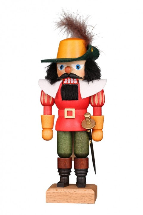Nutcracker (Small) - Musketeer with Red Coat