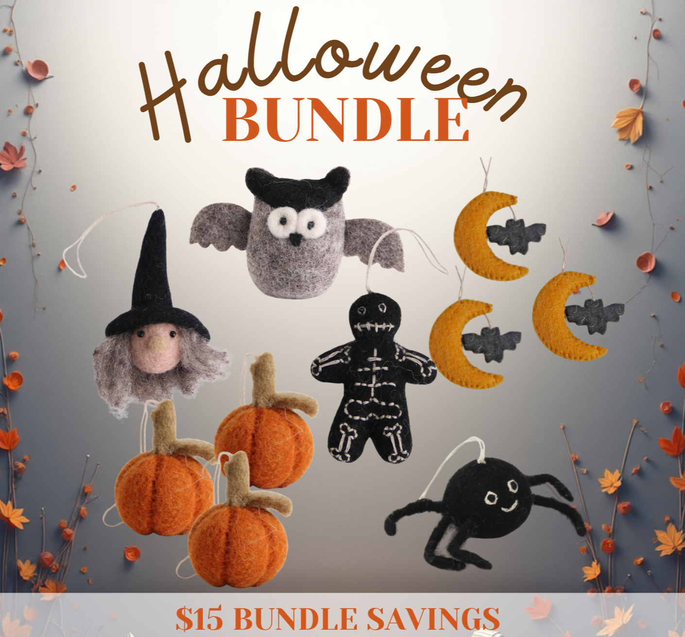 Felt Hanging Decoration - Halloween Favorites Bundle