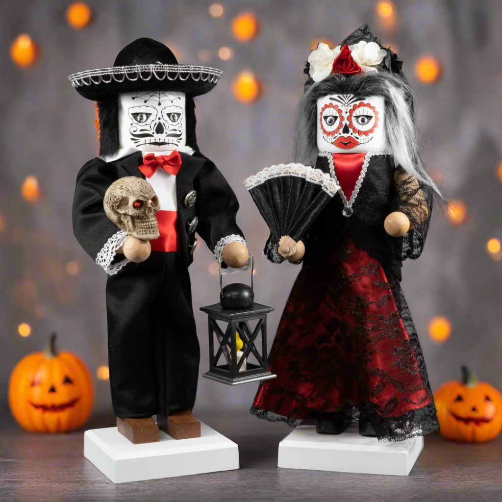 Nutcracker (Premium Collector's Edition) - Halloween Calavera and Catrina - Pair
