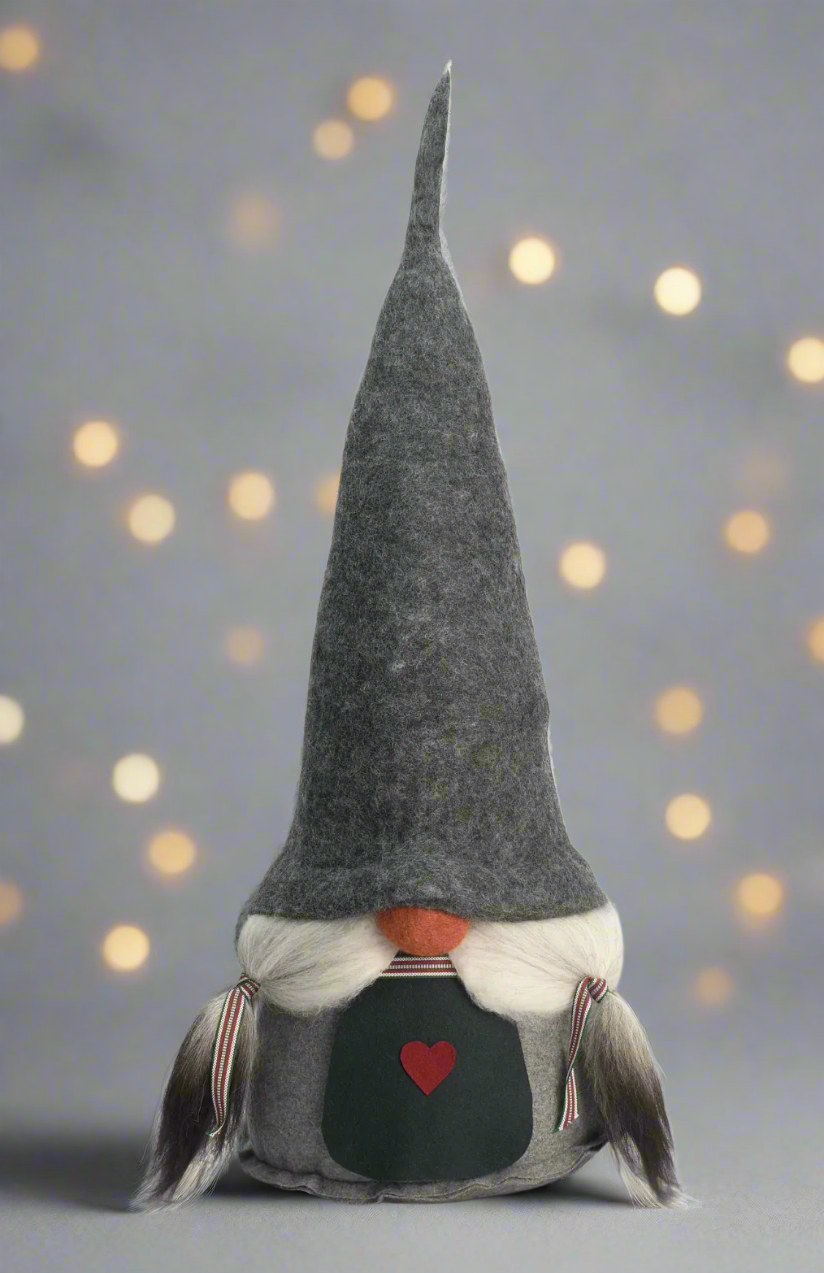 Tomte Gnome - Olga With Grey Cap