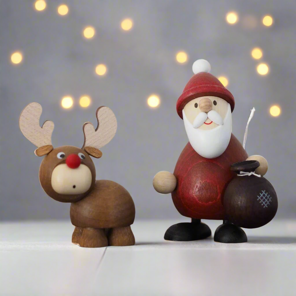Weihnachtsmann Collectibles - Santa and Rudolph