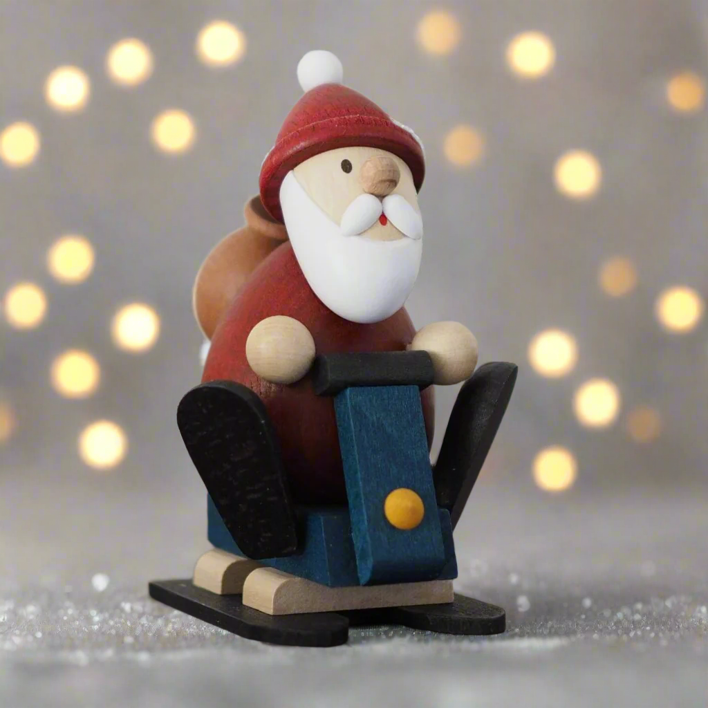 Weihnachtsmann Collectibles - Santa on a Snowmobile