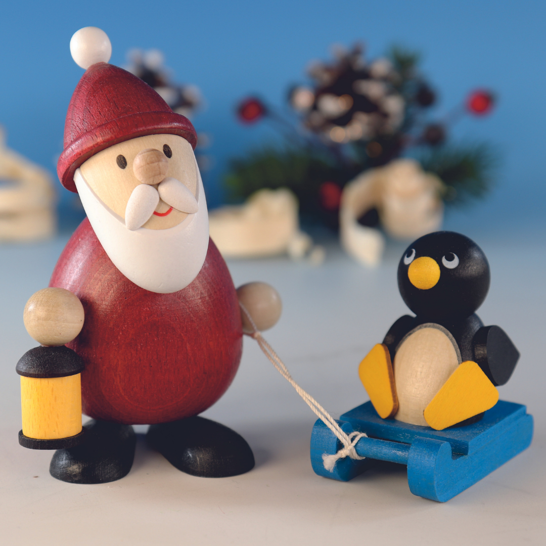 Weihnachtsmann Collectibles - Santa and Francine the Penguin