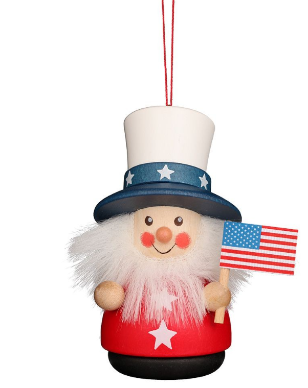 Little Gnome Christmas tree decoration - Uncle Sam