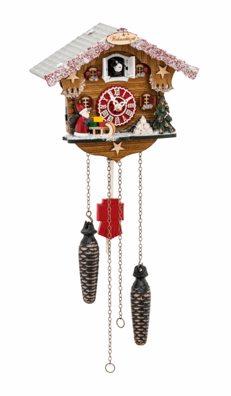 Enchanted Black Forest Cuckoo Clock - Santa's Alpine Cottage