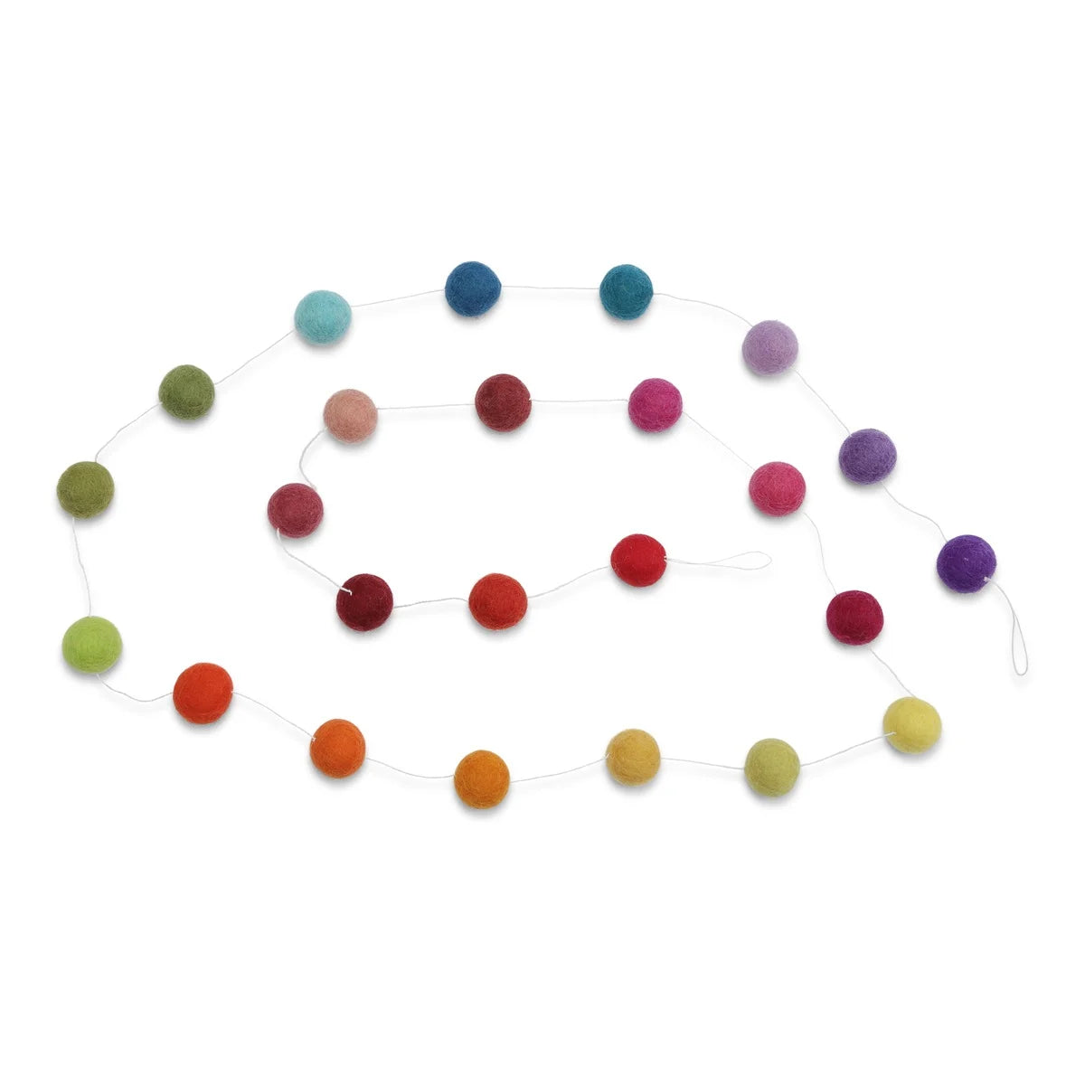 Felt Garland - Colorful Baubles