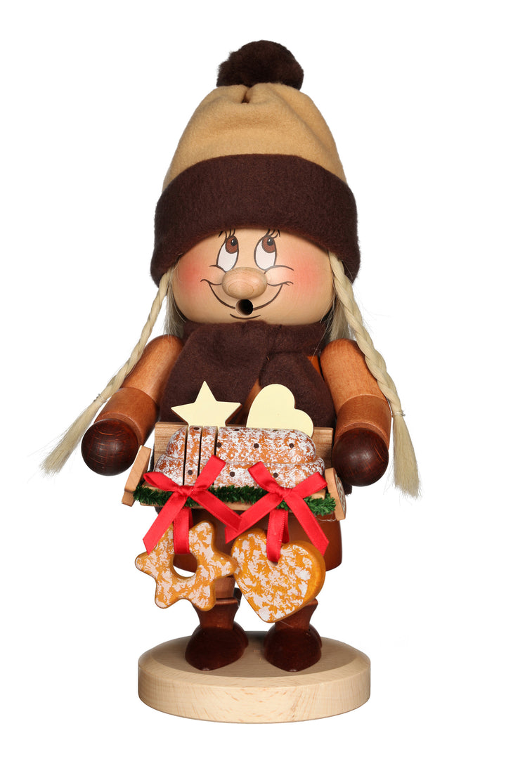 Incense Burner - Collector's Edition - Dwarf Girl Selling Gingerbread