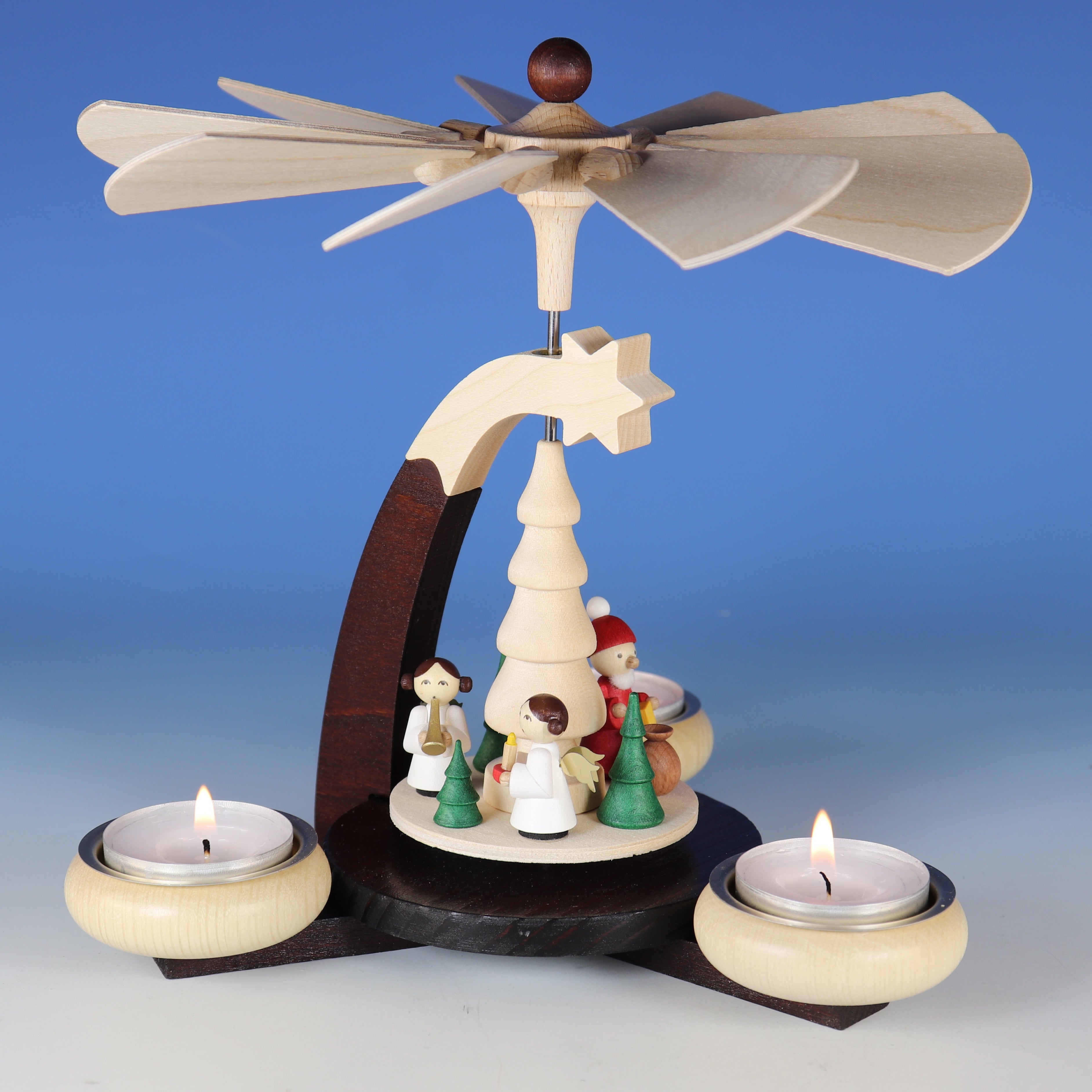 Christmas Pyramid (Medium)- Santa and Angels