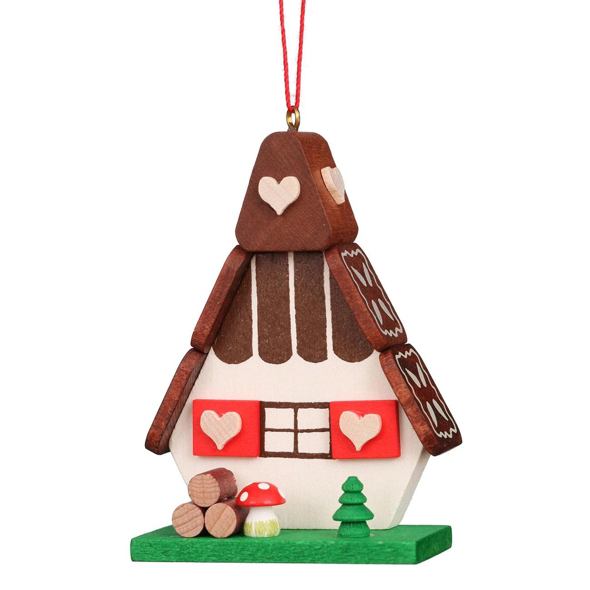 Alpine gingerbread house Christmas tree decoration The German