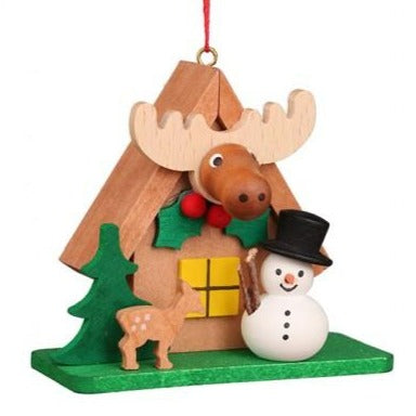 Alpine Lodge - Snowman - Christmas tree decoration