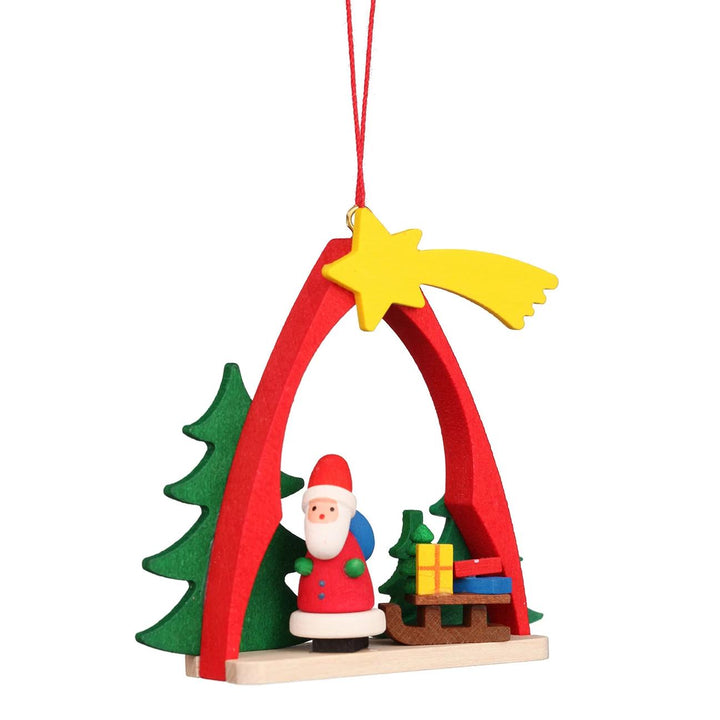 Shooting star Santa - Christmas tree decoration