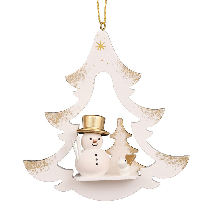 Gilt Tree - Snowman - Christmas Tree Decoration