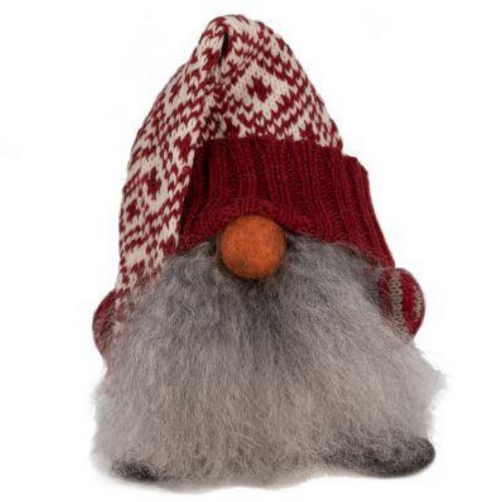 Tomte Gnome - Little Claus (Red knitted Cap)