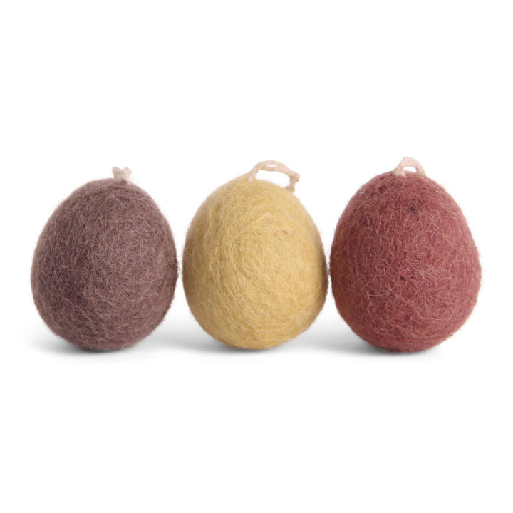 Easter Eggs - Soft Tones (Set of 3 Regular-Sized) - Hanging Decorations