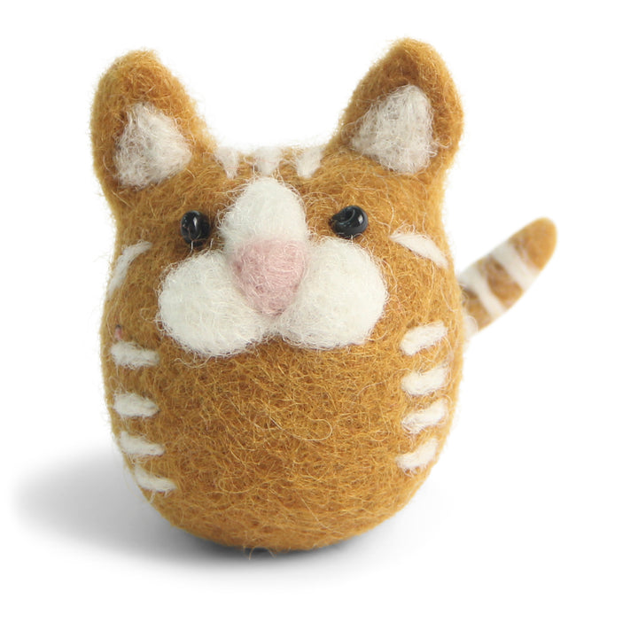 Felt Christmas Tree Decoration - Christmas Kitten