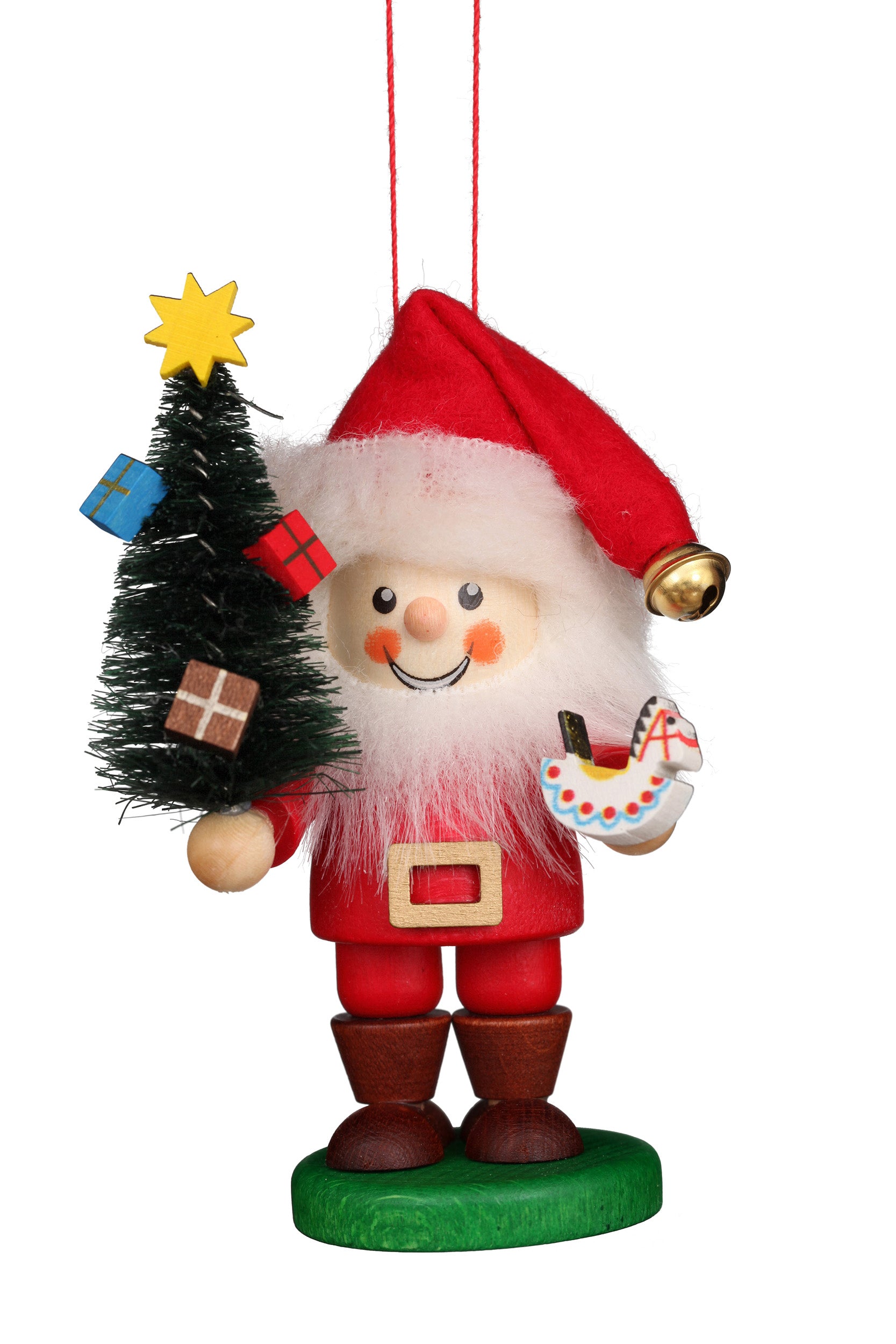 Large gnome Christmas tree decoration -  Santa (Colourful)