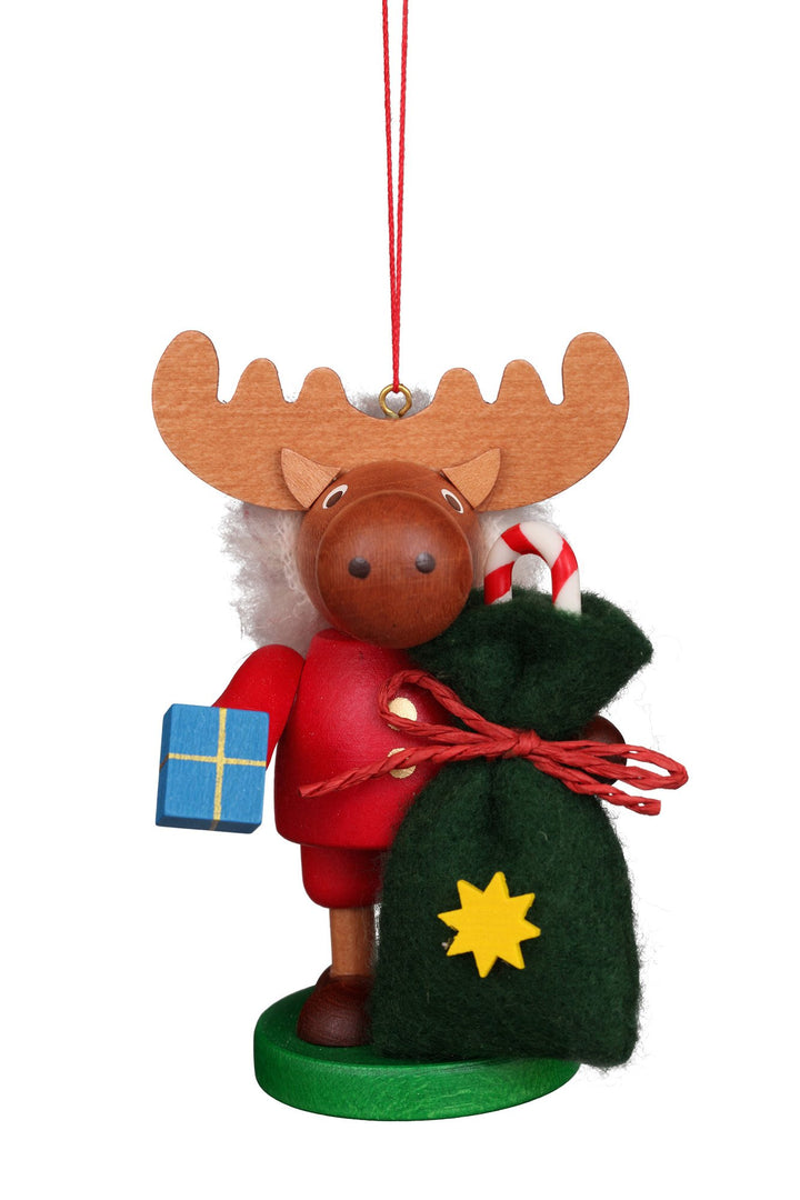 Large gnome Christmas tree decoration - Christmas Moose (Colourful)