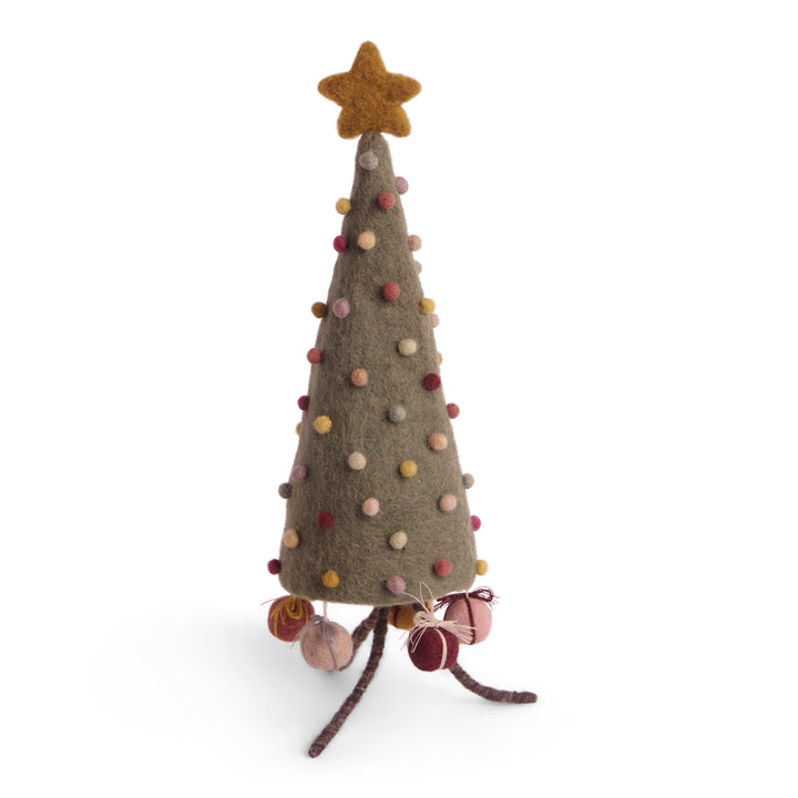Christmas Figurine - A Decorated Tree With Presents - Large