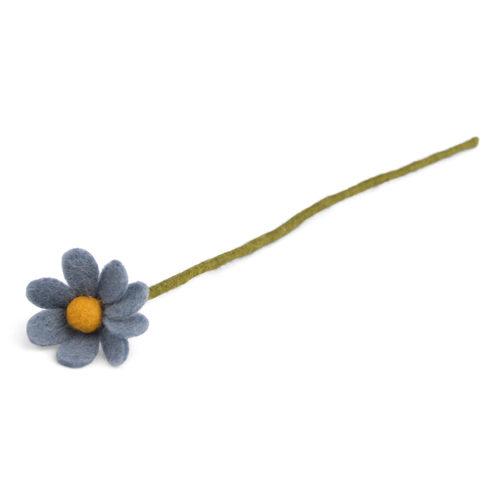 Felt Flowers - Anemone - Sea Blue