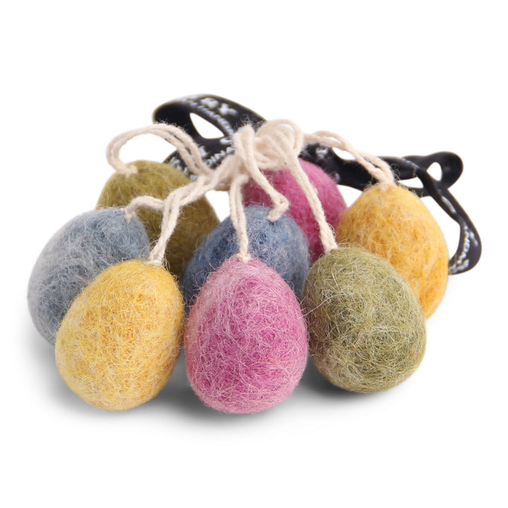 Easter Eggs - Marble Colourful Tones (Mini Set of 8) - Hanging Decorations