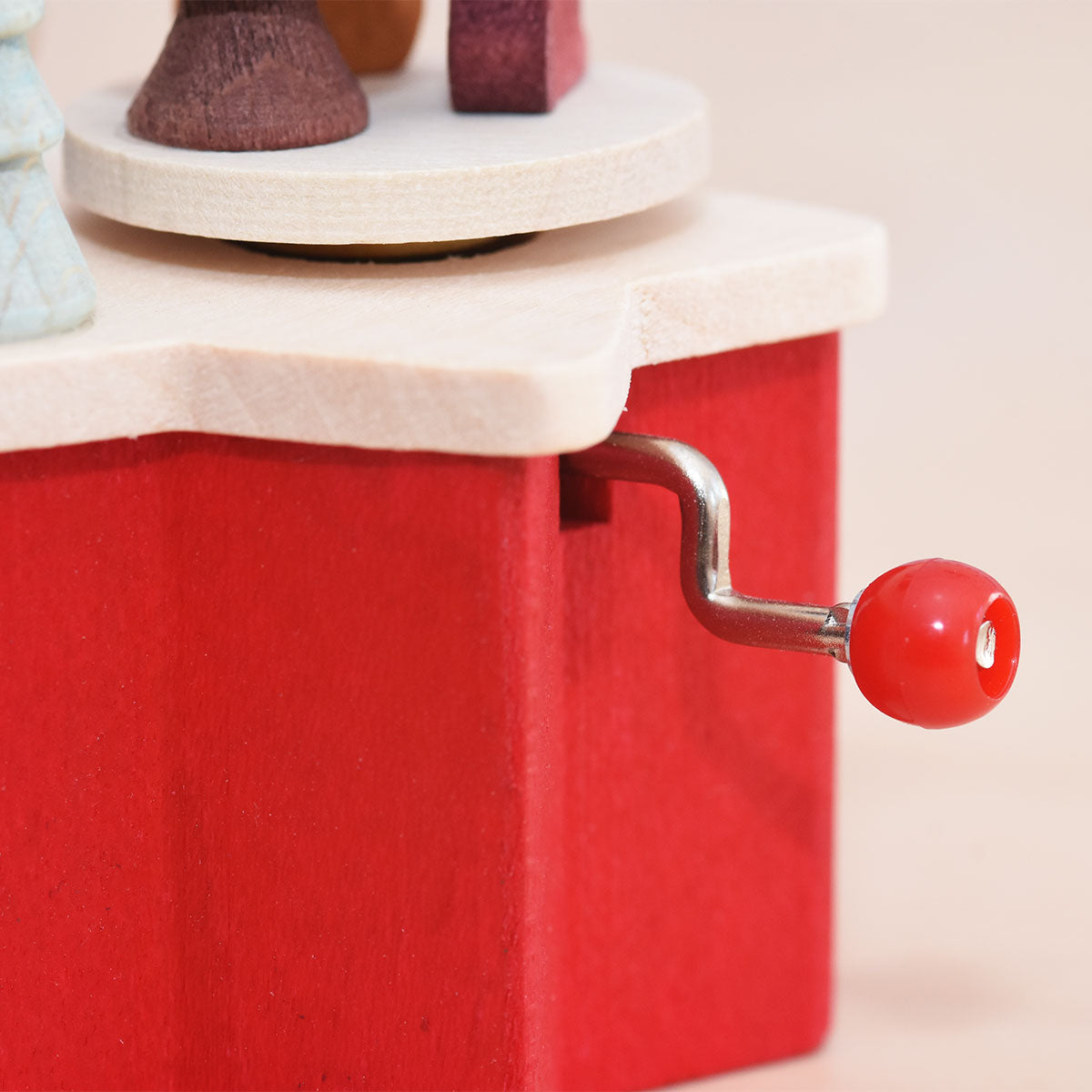 Music Box (Traditional Crank-Style) - Miniature Snowman