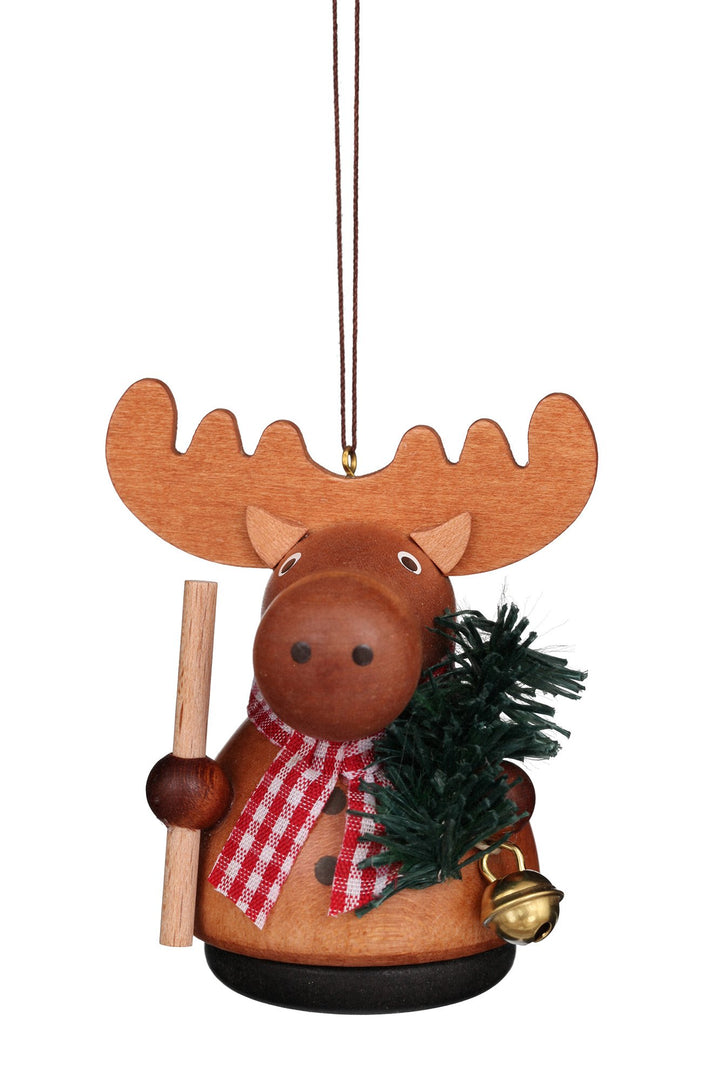 Little Gnome Christmas Tree Decoration - Natural moose