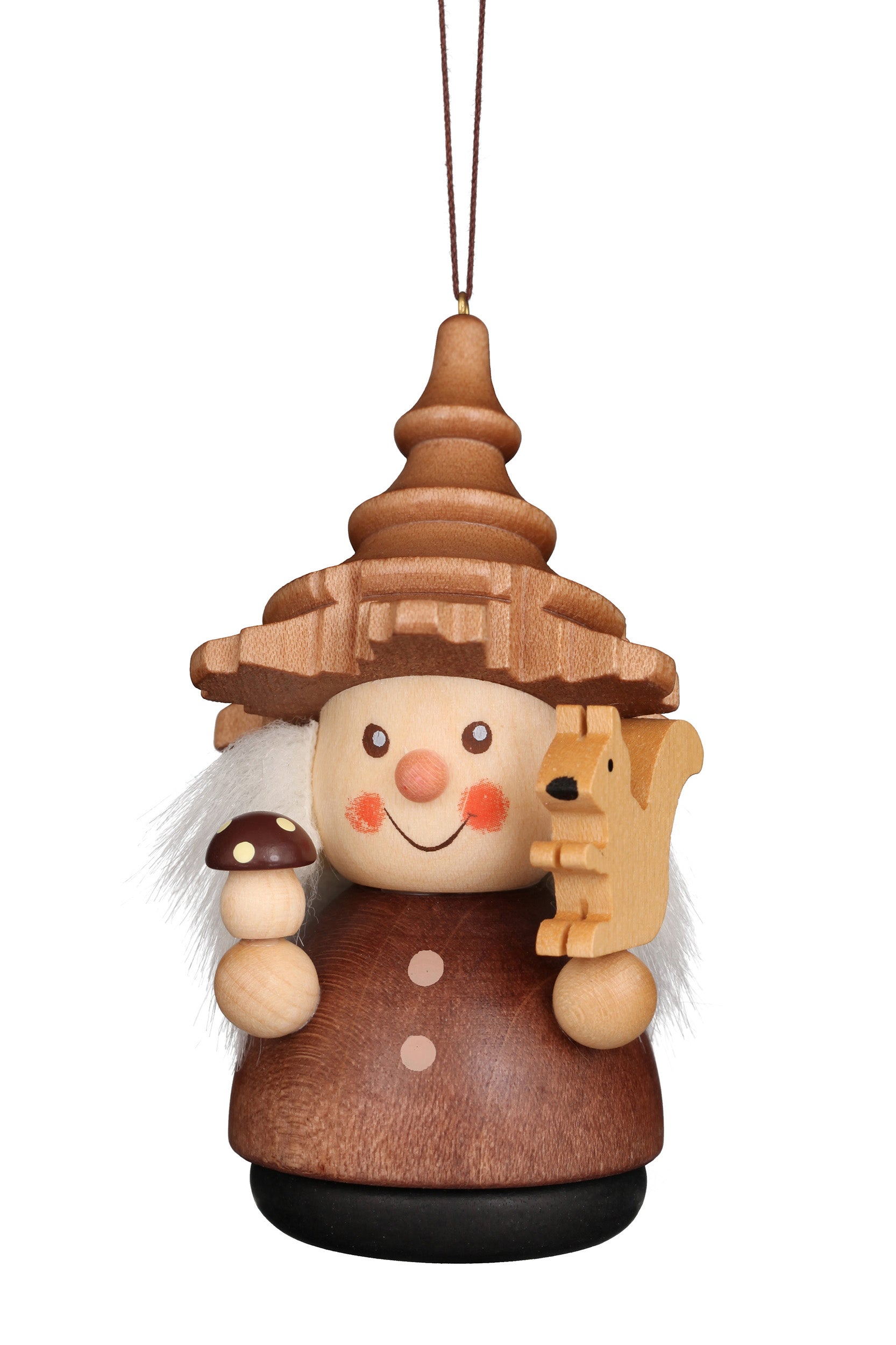 Little gnome Christmas tree decoration - Forest Dwarf (Natural)