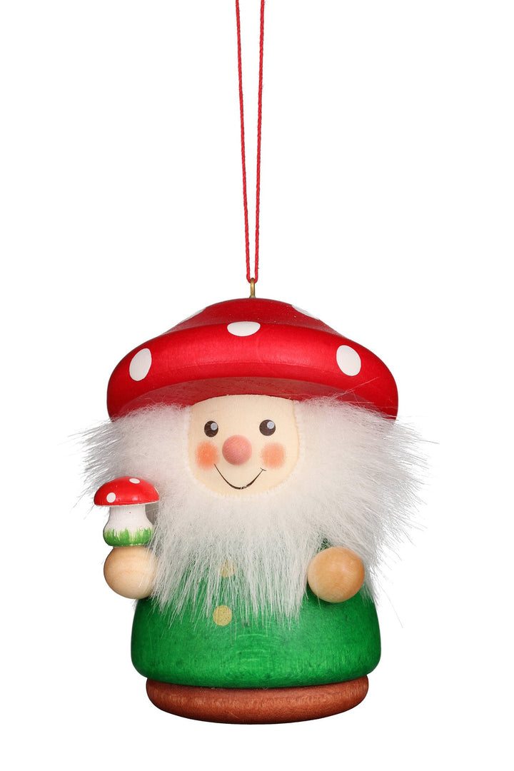 Little Gnome Christmas Tree Decoration - Red Mushroom Man
