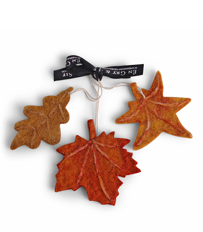Fall Hanging Decoration - Fall Leaves (Set of 3)