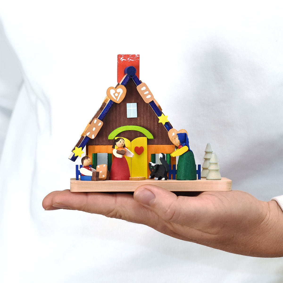 Incense Burner (House) - Gingerbread House with Hansel & Gretel