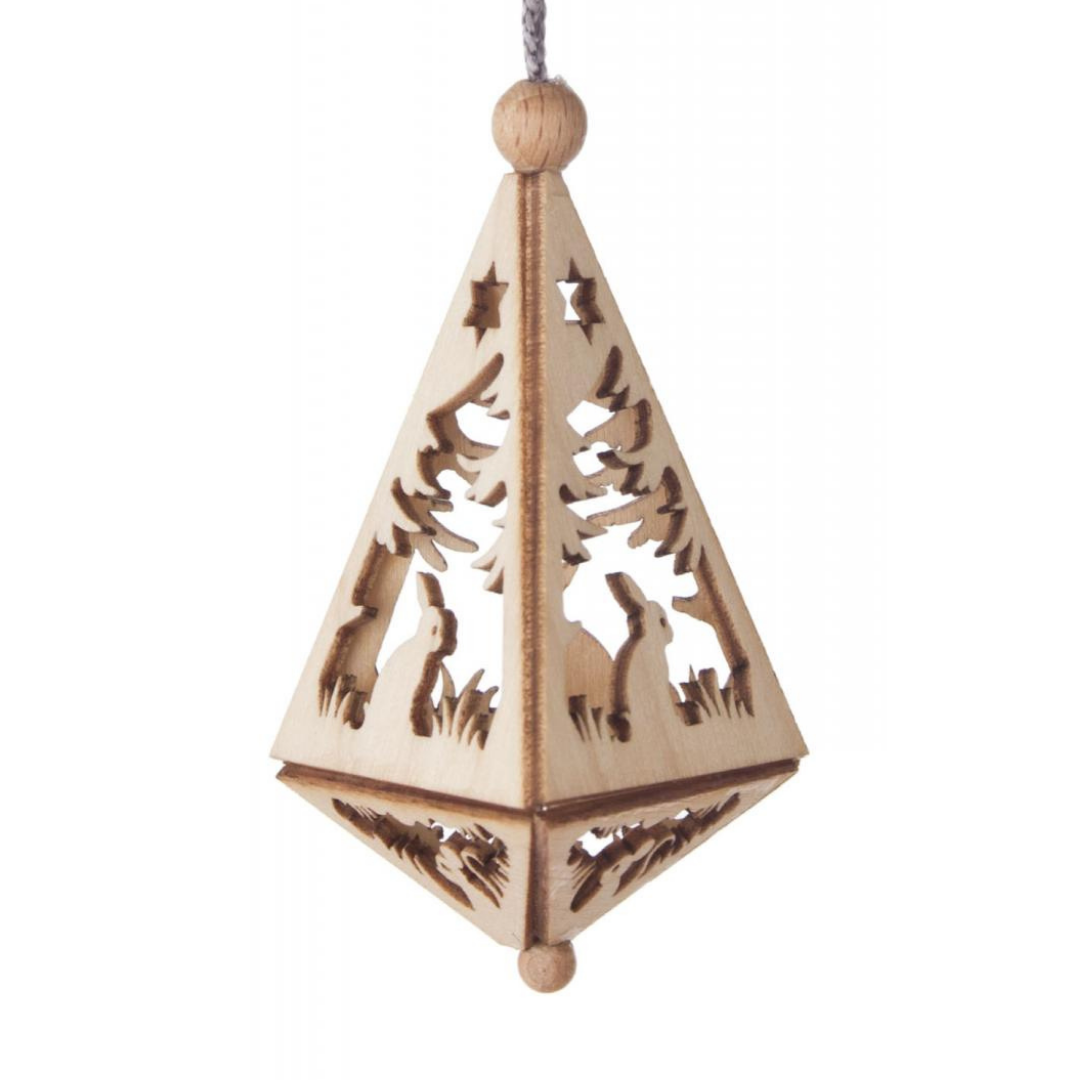 Alpine diamond pair - Christmas tree decoration