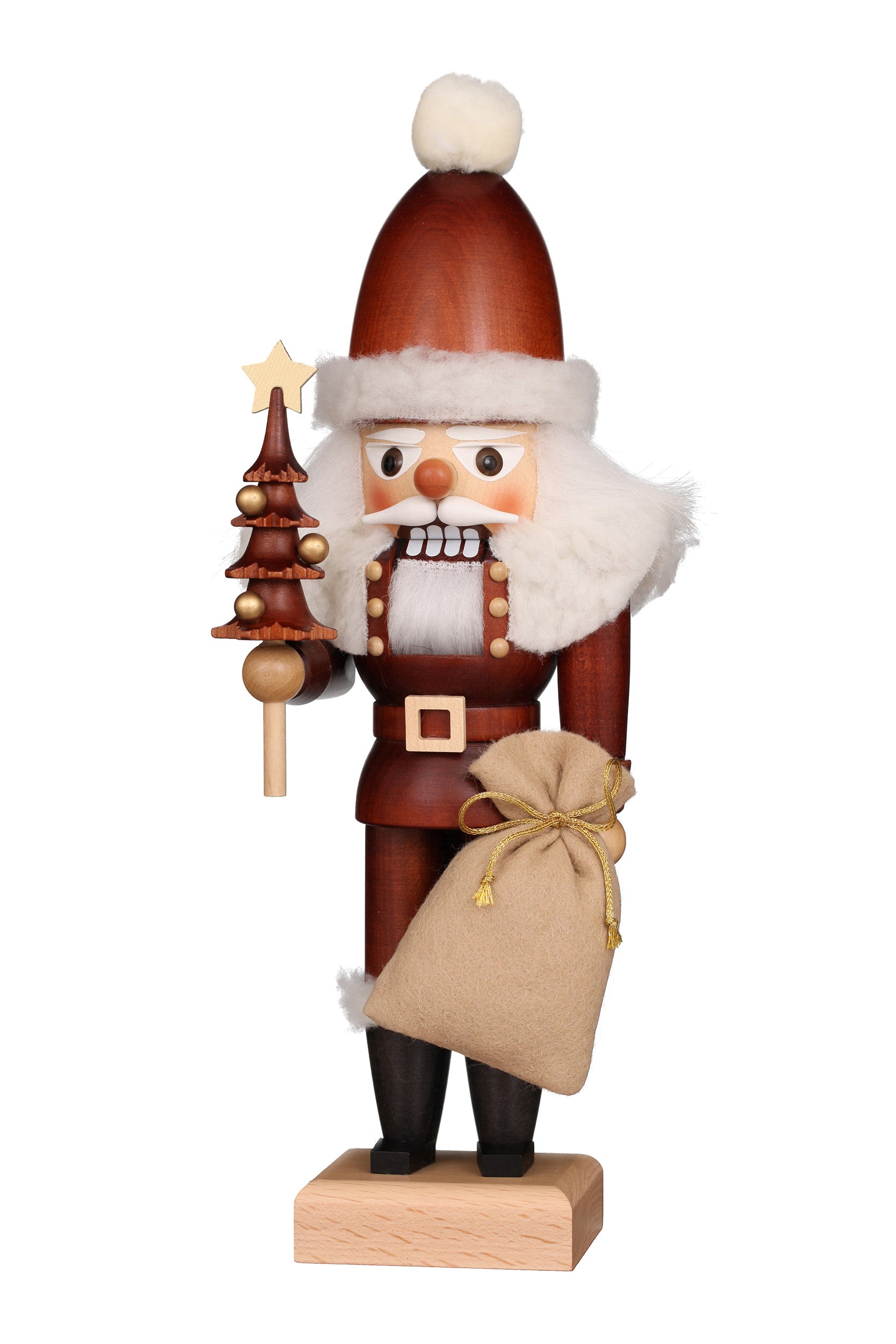 Nutcracker (Small) - Santa in Natural Tones