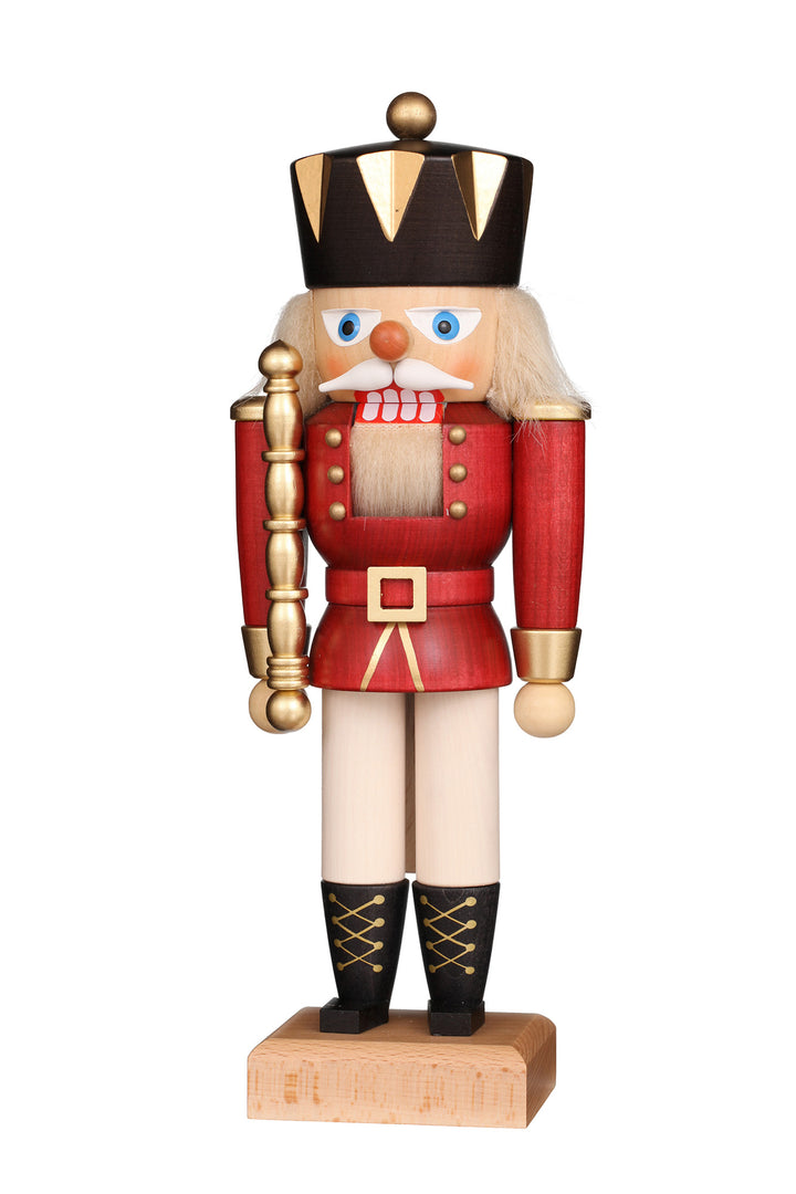 Nutcracker (Small) - King with Gloss Red Coat