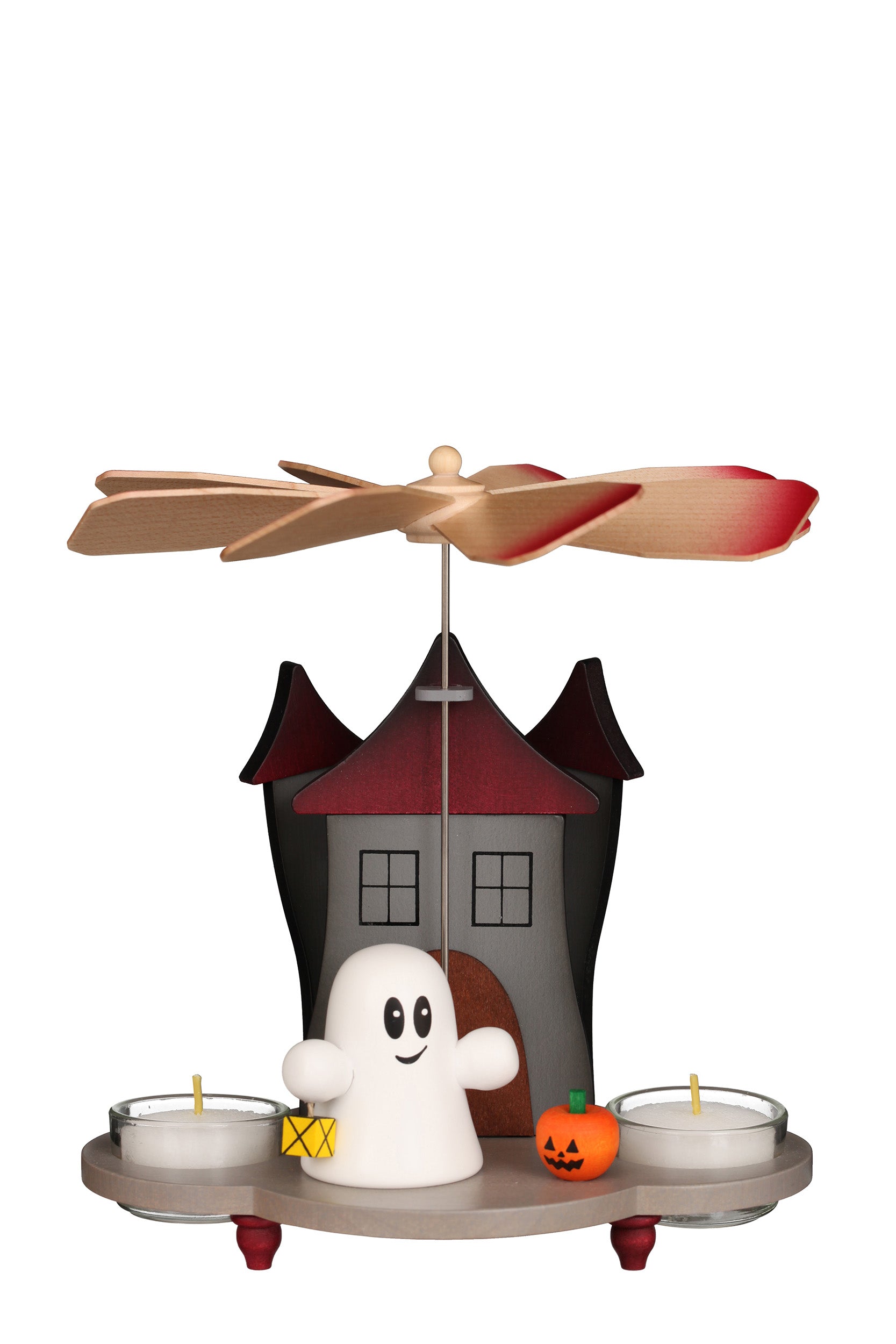 Halloween Candle Pyramid - Haunted Castle