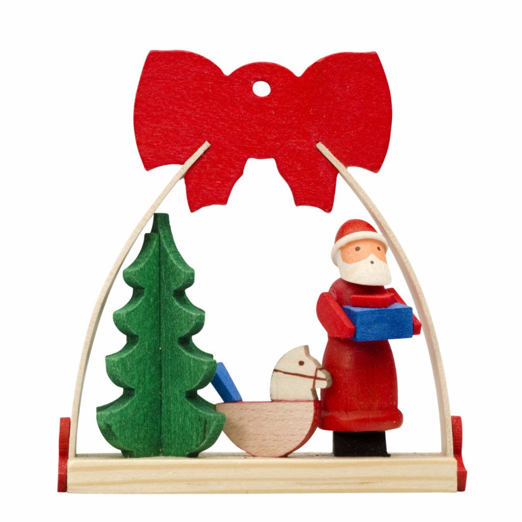 Dressed in a Bow - Christmas tree decoration - Rocking horse under the tree